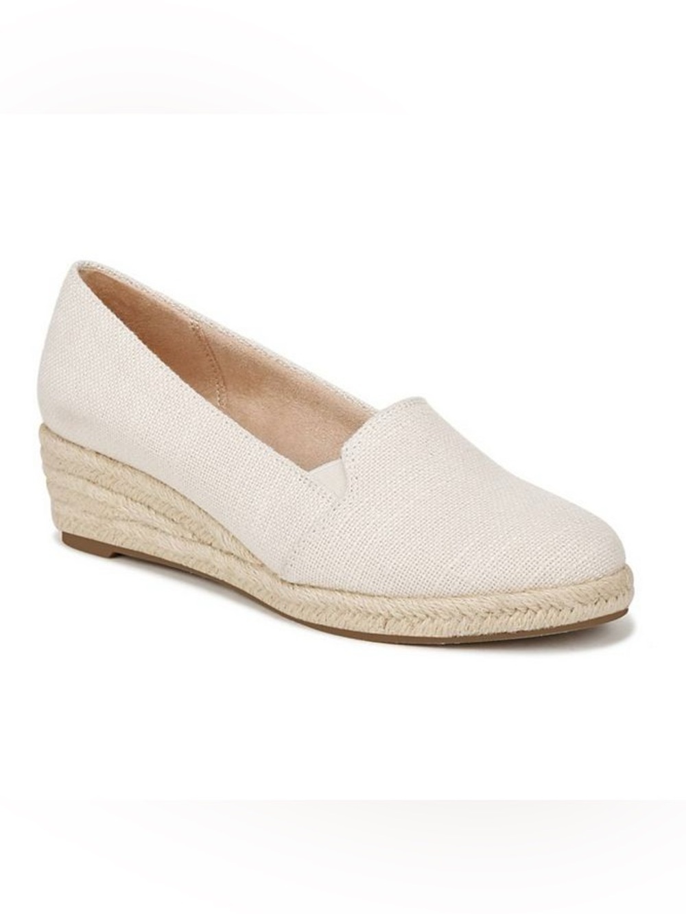 LifeStride Kamilla Women's Espadrille Wedges Natural NWOB Size 7.5M